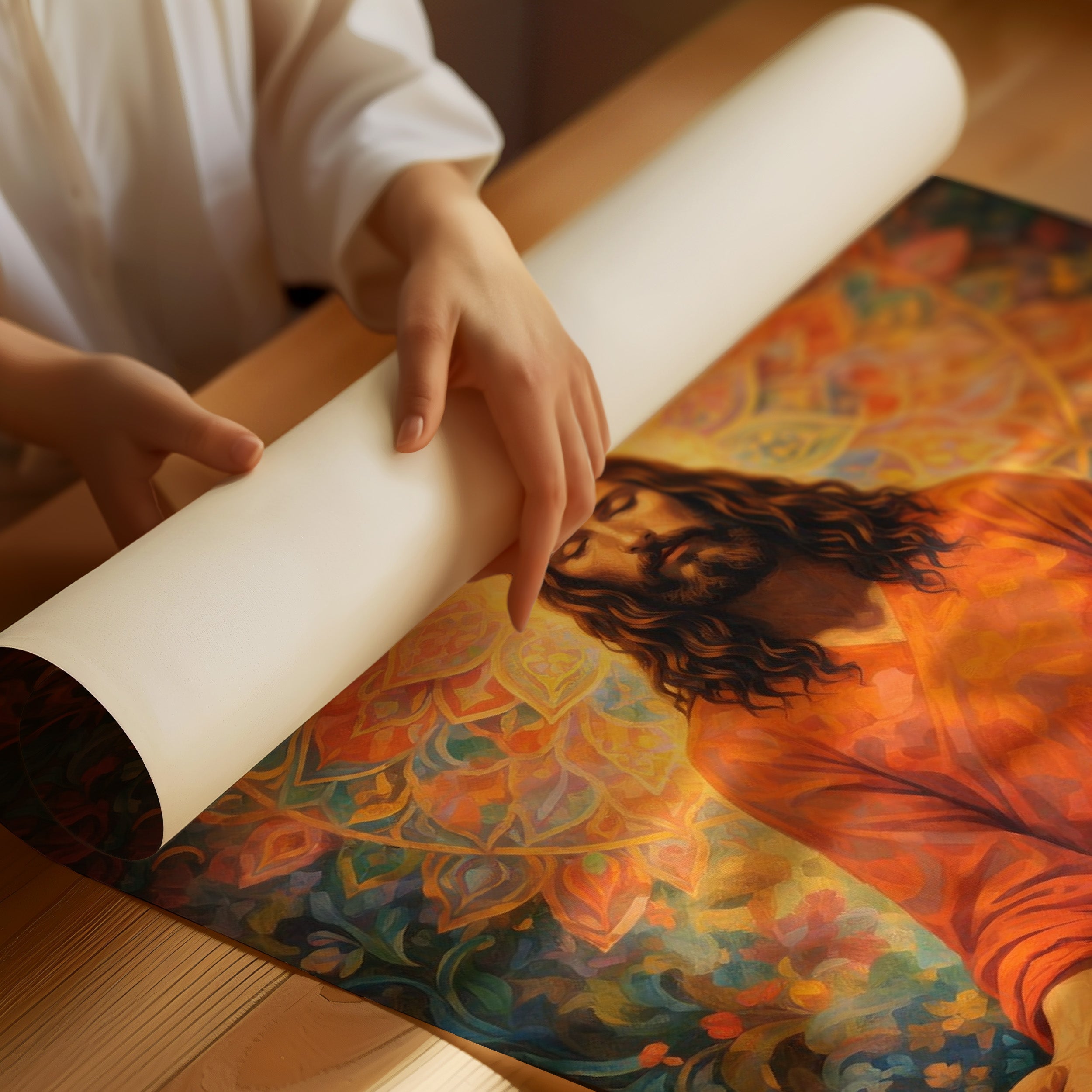 Divine Meditation Within Sacred Mandalas