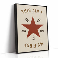 Rodeo Star Western Quote Print