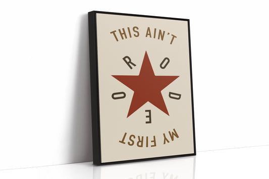 Rodeo Star Western Quote Print
