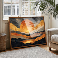 Mountains Hold The Copper Moon