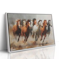 Thunder Hooves Dance Through Desert Dust