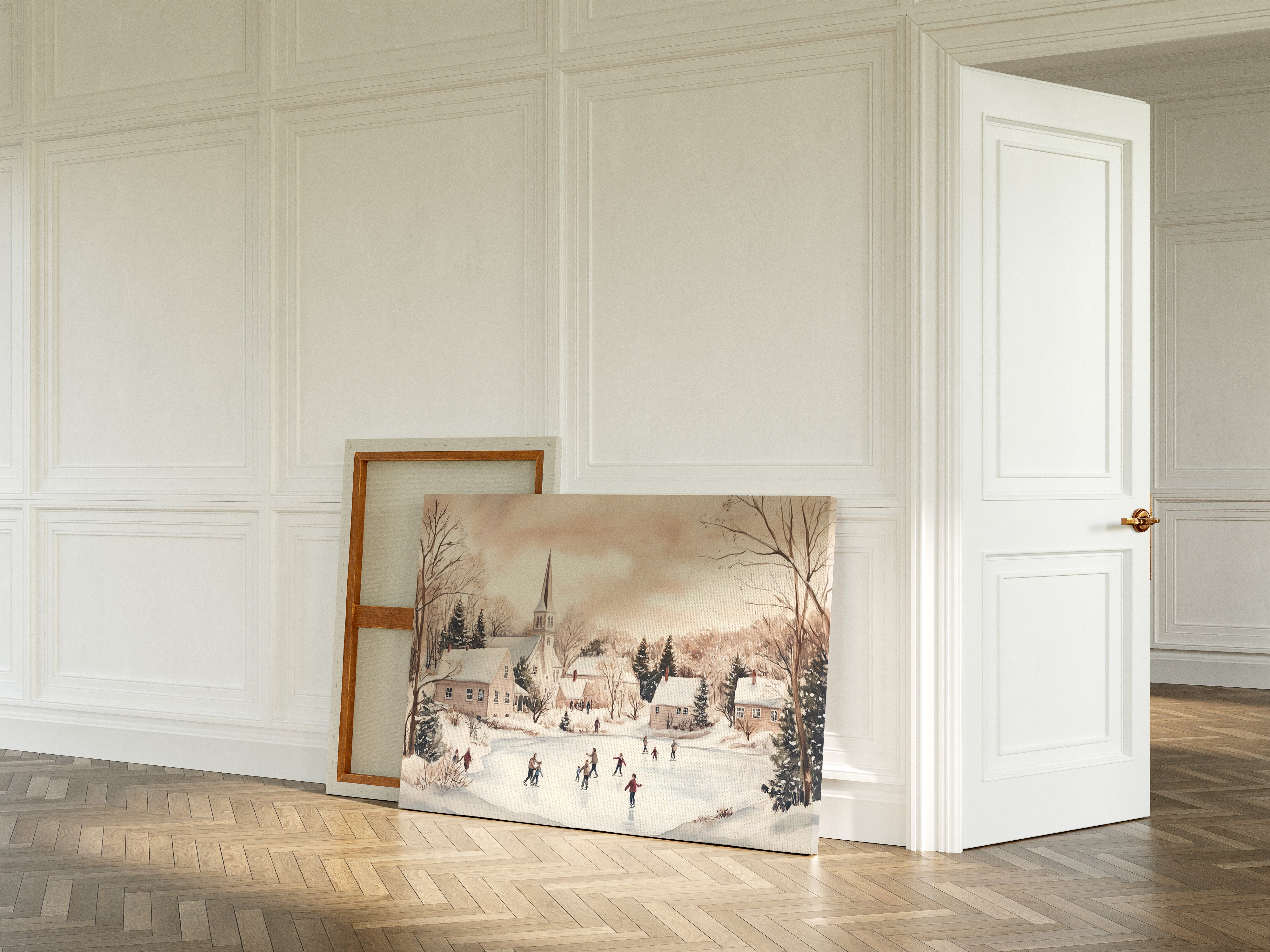 Winter's Dance On Village Ice