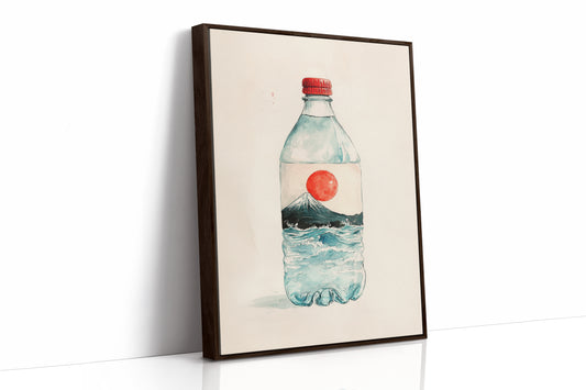 Mount Fuji Flows In Bottle