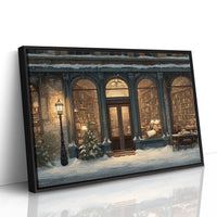 Winter Tales Behind Glowing Windows