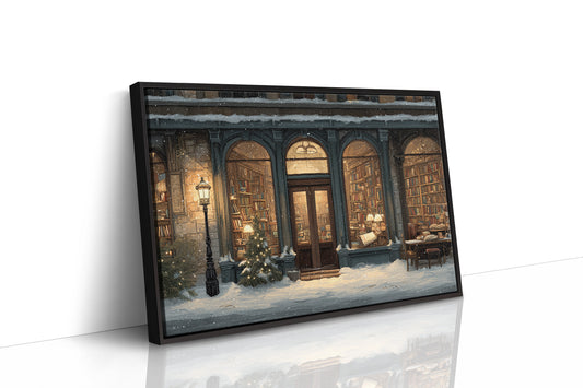 Winter Tales Behind Glowing Windows