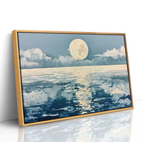 Full Moon in Watercolor