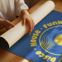 Serving Tunes: Cobalt Bubble Letters