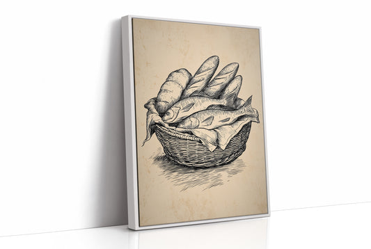 Morning Catch In Rustic Lines