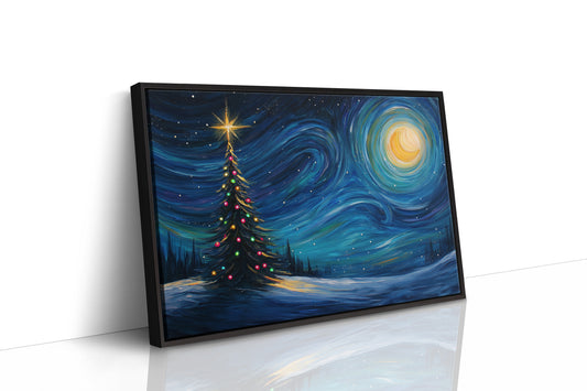 Starlit Pine Dances With Moon