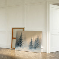 Evergreens Dance Through Winter's Light