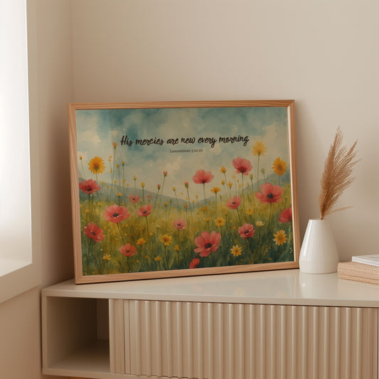 New Every Morning Wildflower Sunrise