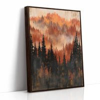 Layers of Autumn Pines