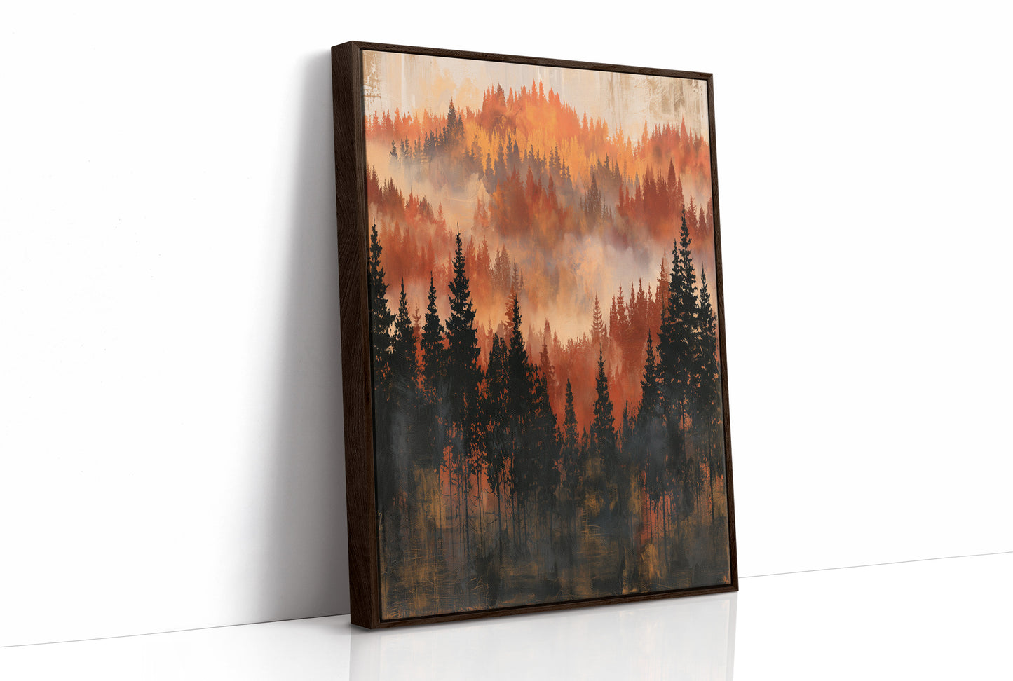 Layers of Autumn Pines