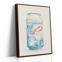 Summer Bubbles Dance In Glass