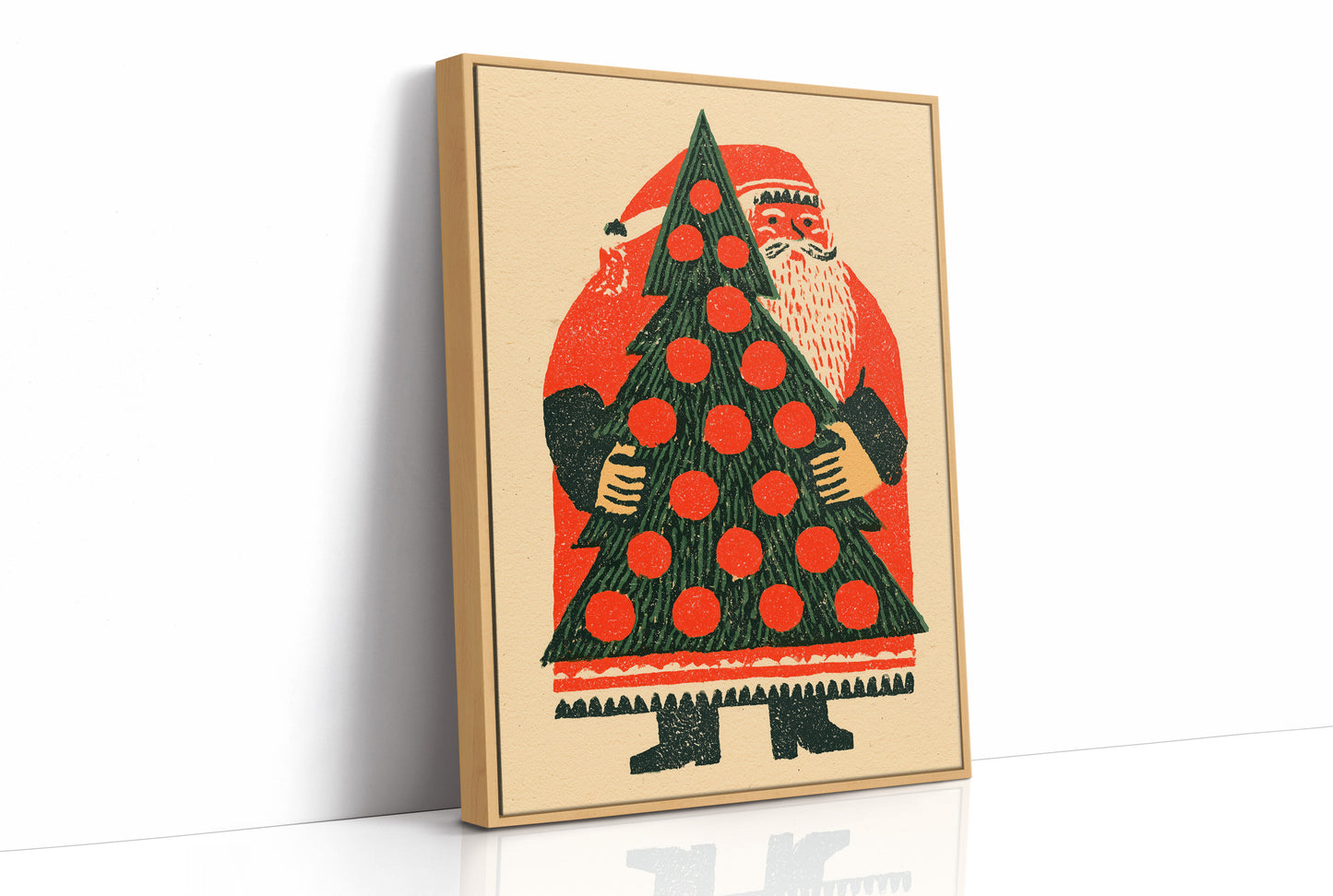 Santa Hauls the Big Tree