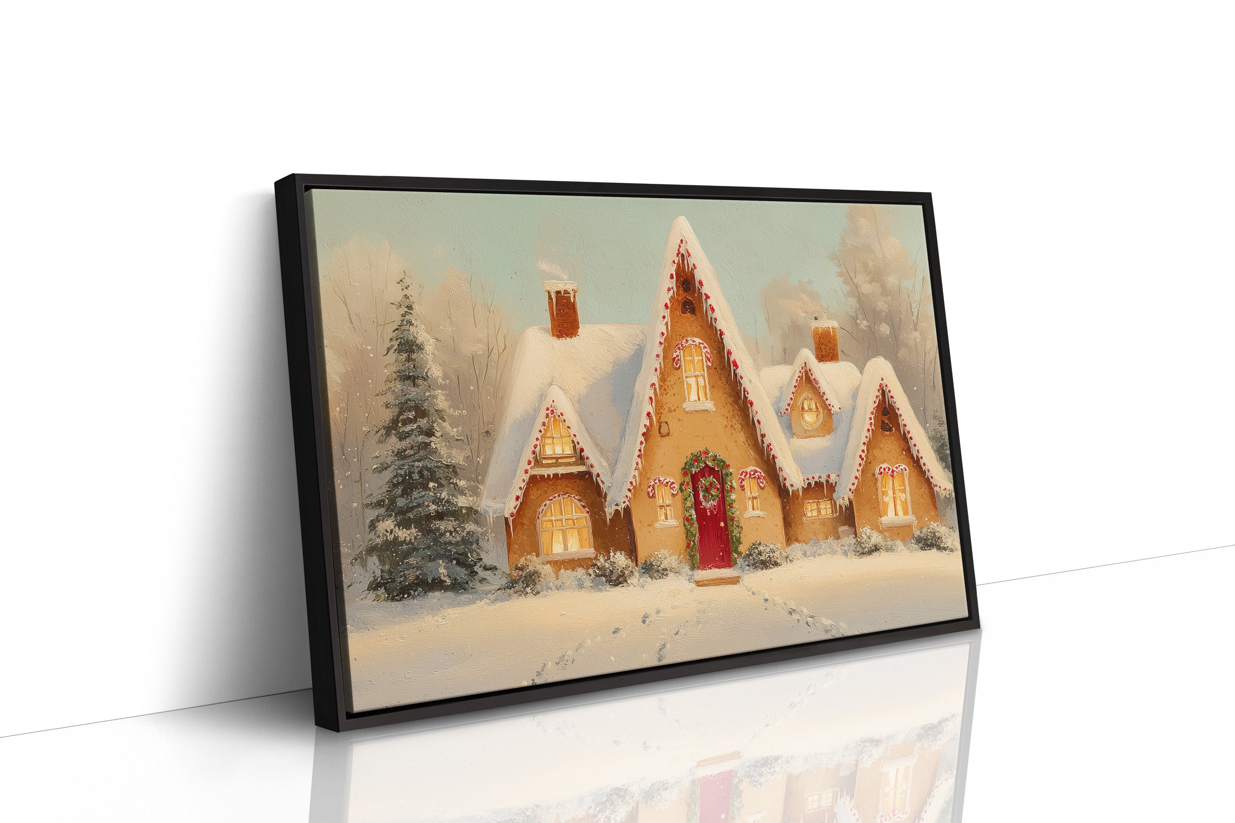 Gingerbread Cottages Share Winter Magic