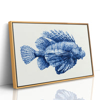 Lionfish in Indigo Ink