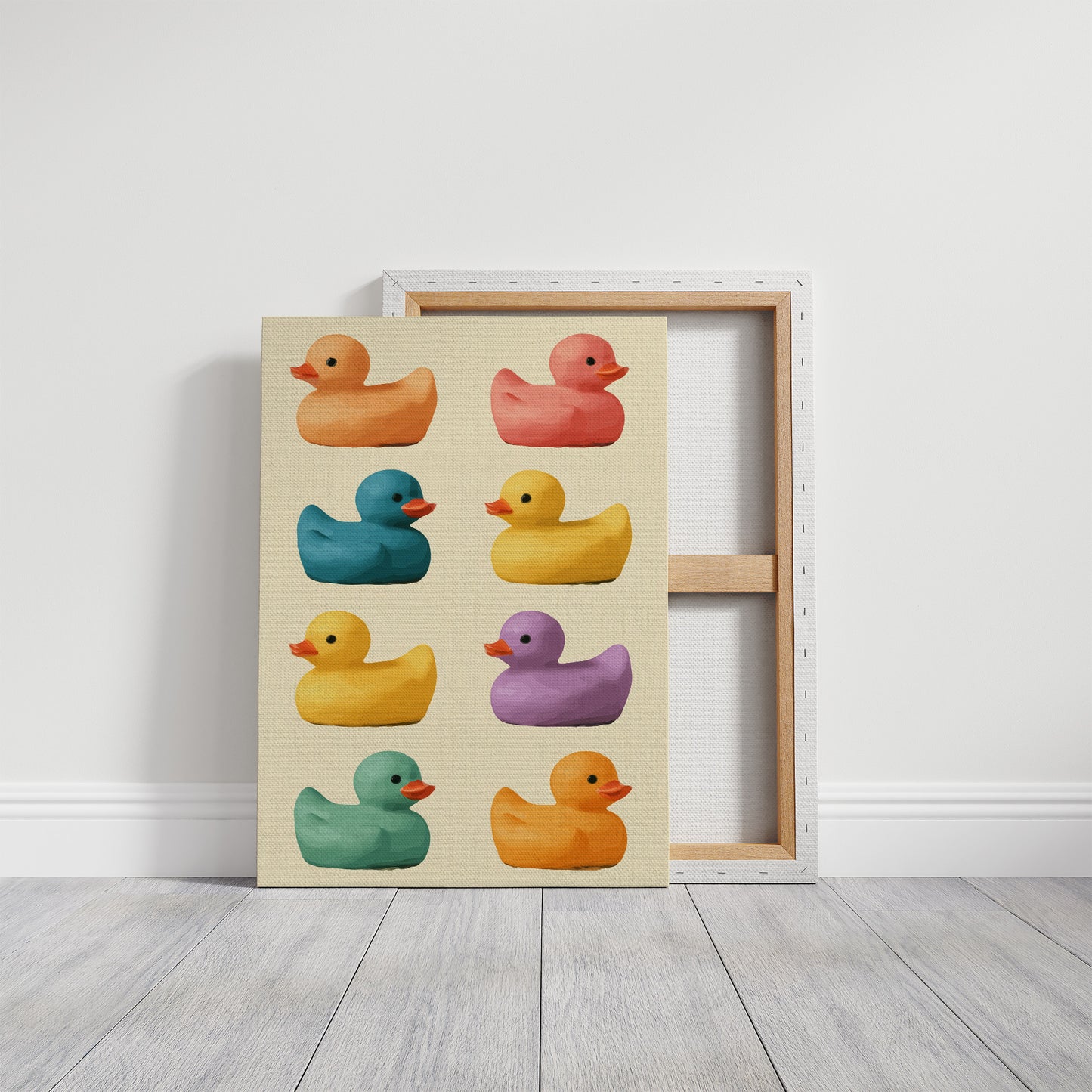 A Parade Of Painted Ducks