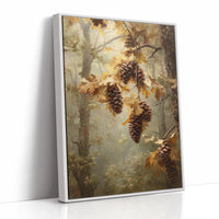 Autumn Secrets Among Pine Branches