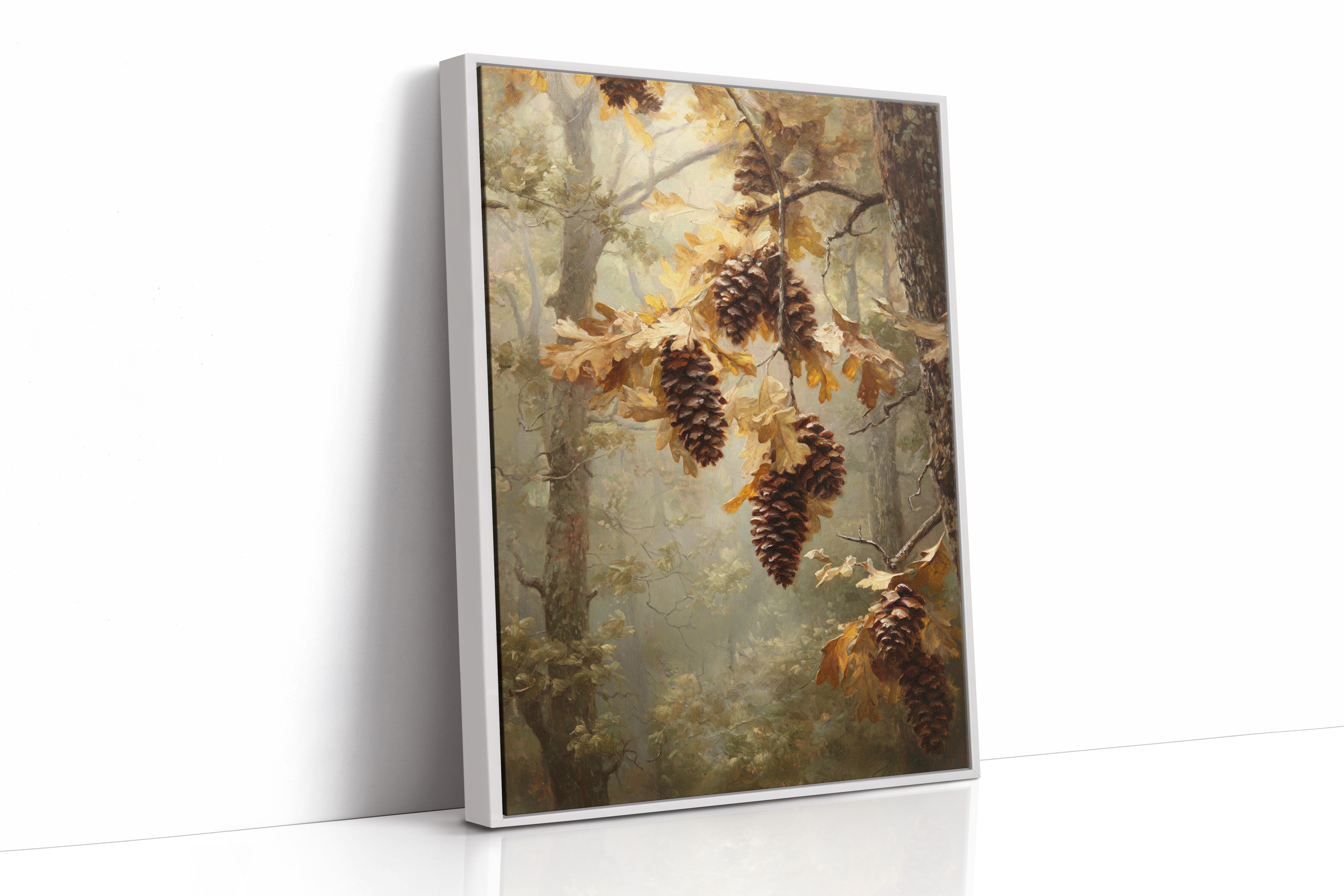 Autumn Secrets Among Pine Branches