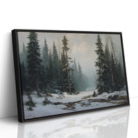 Winter Pines Guard Silent Stream