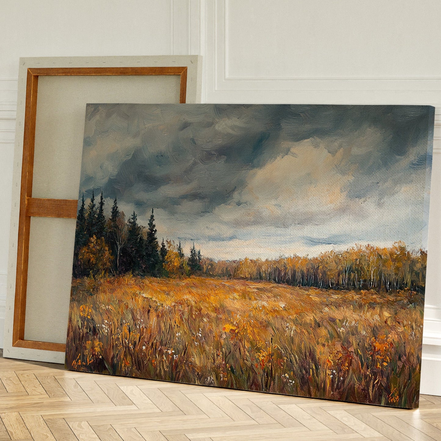 Autumn Prairie Holds Golden Hours
