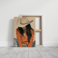 Quiet Smile, Braided Brim