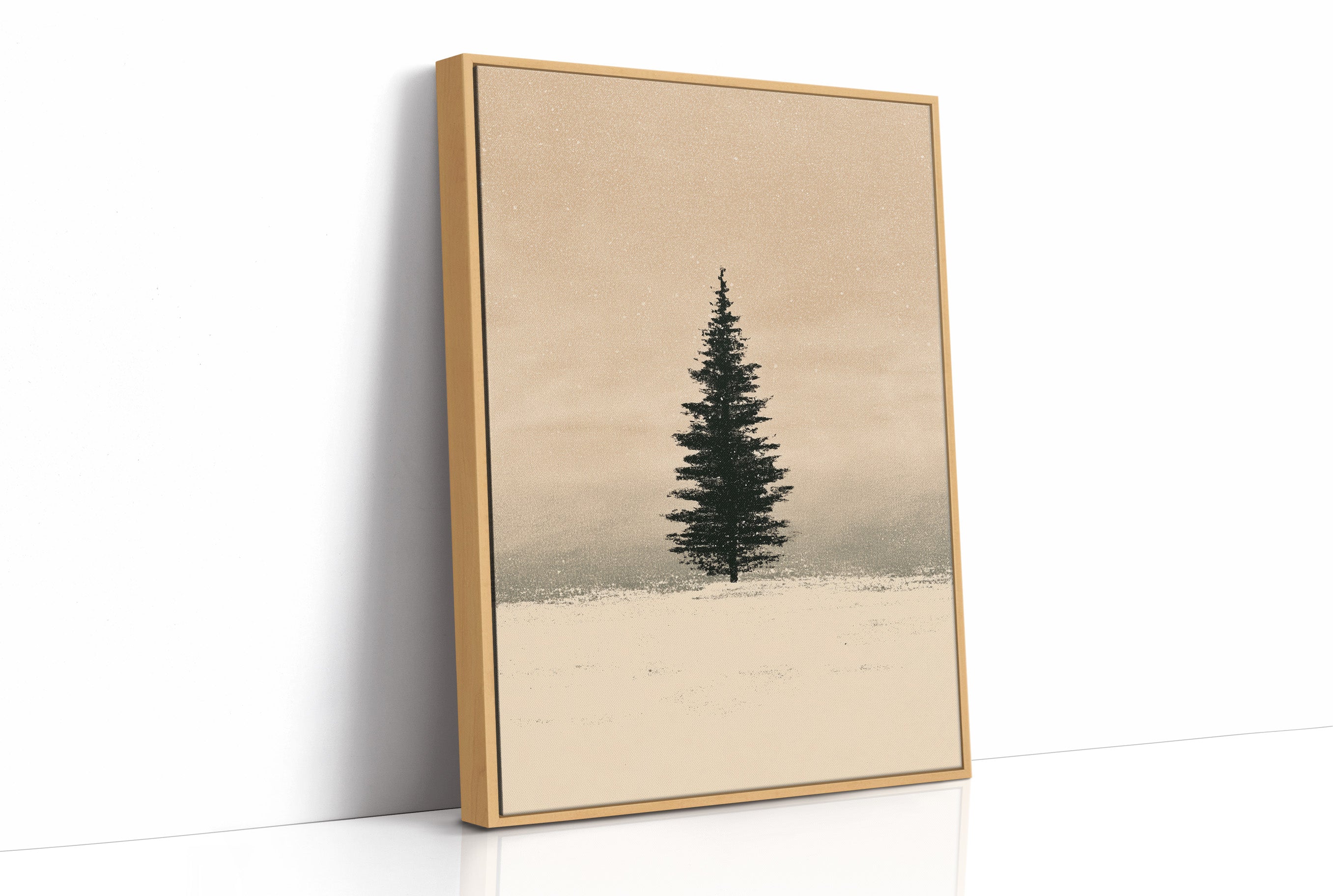 Solitary Pine, Golden Haze