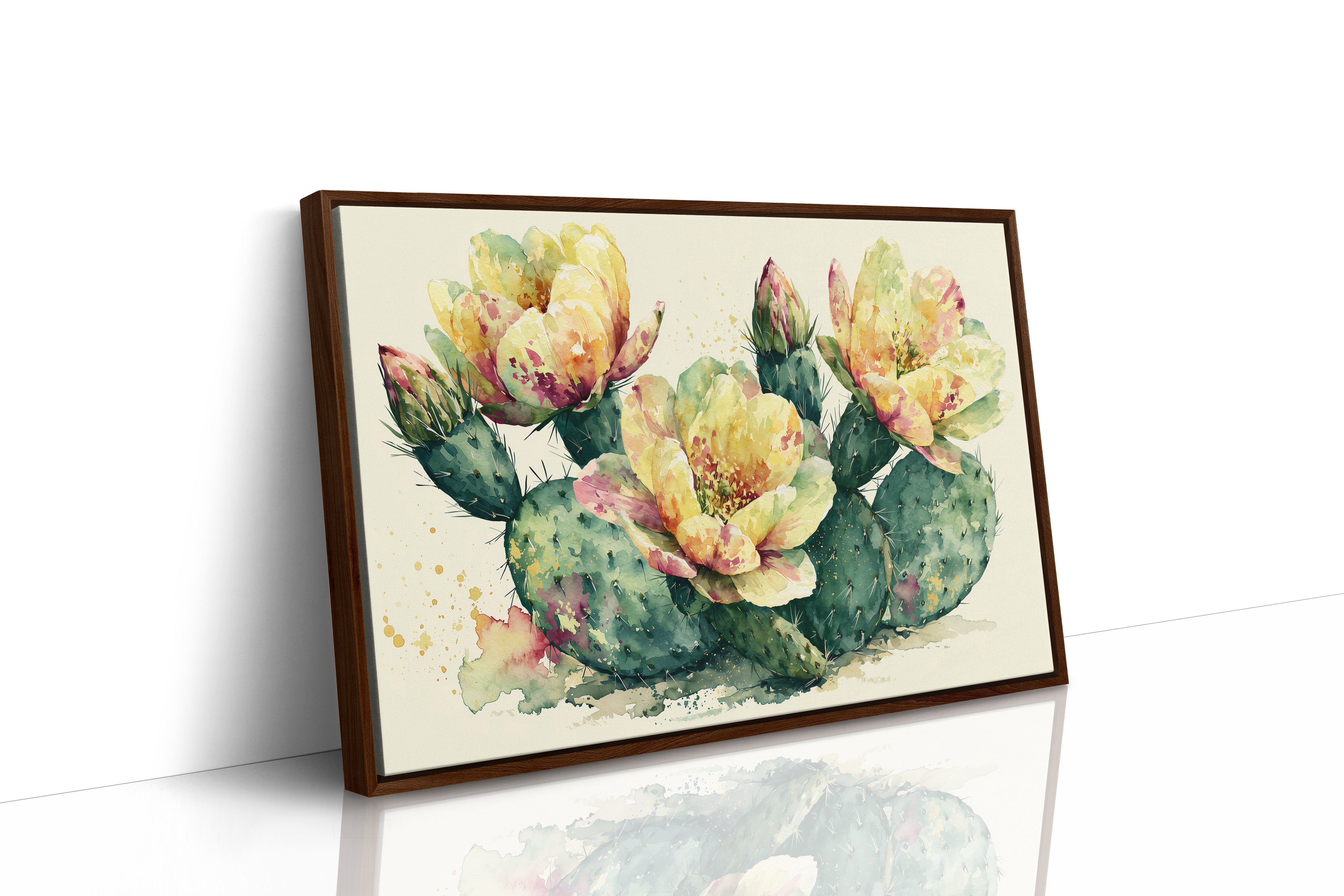 Prickly Pear in Golden Bloom