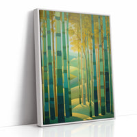 Bamboo Forest Leads To Dawn