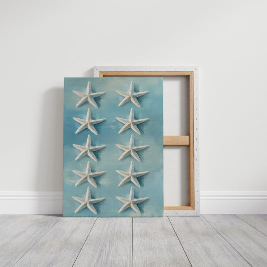 Sea Stars Float On Aqua Tide
