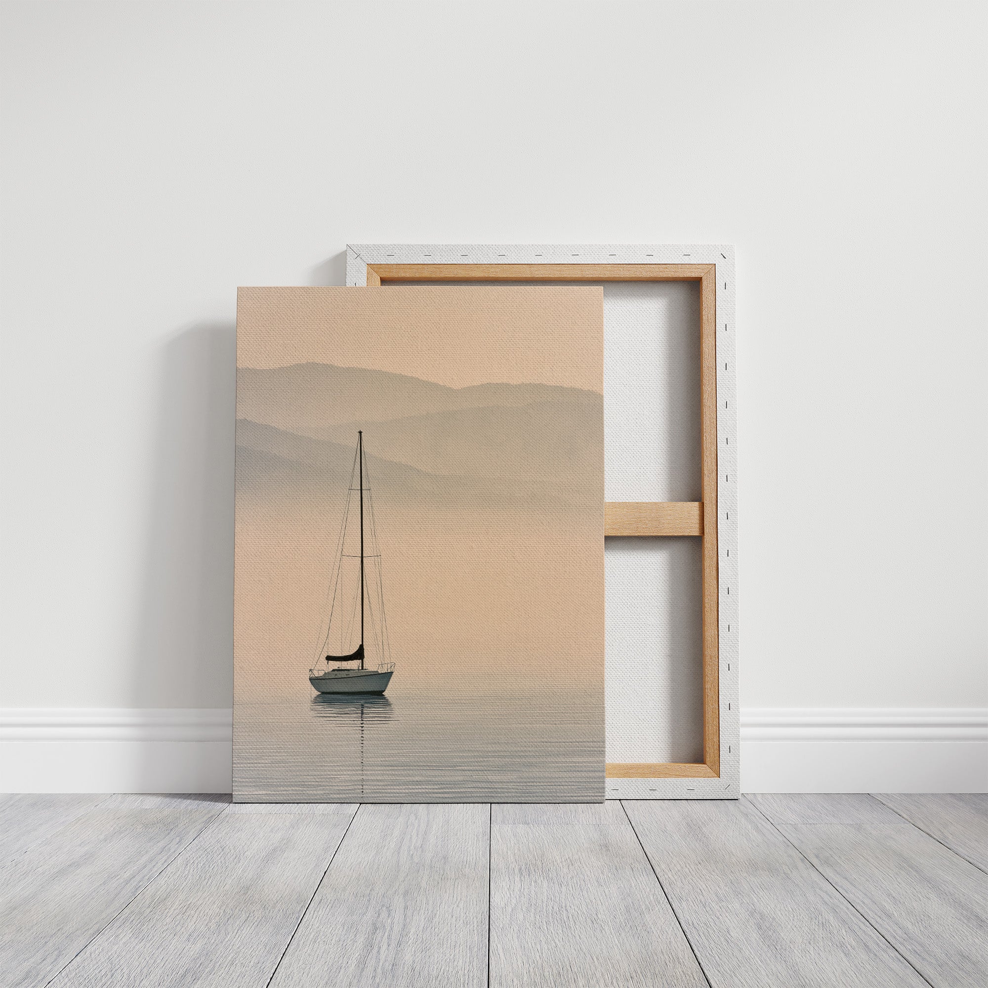 Sailboat Stillness At Dawn