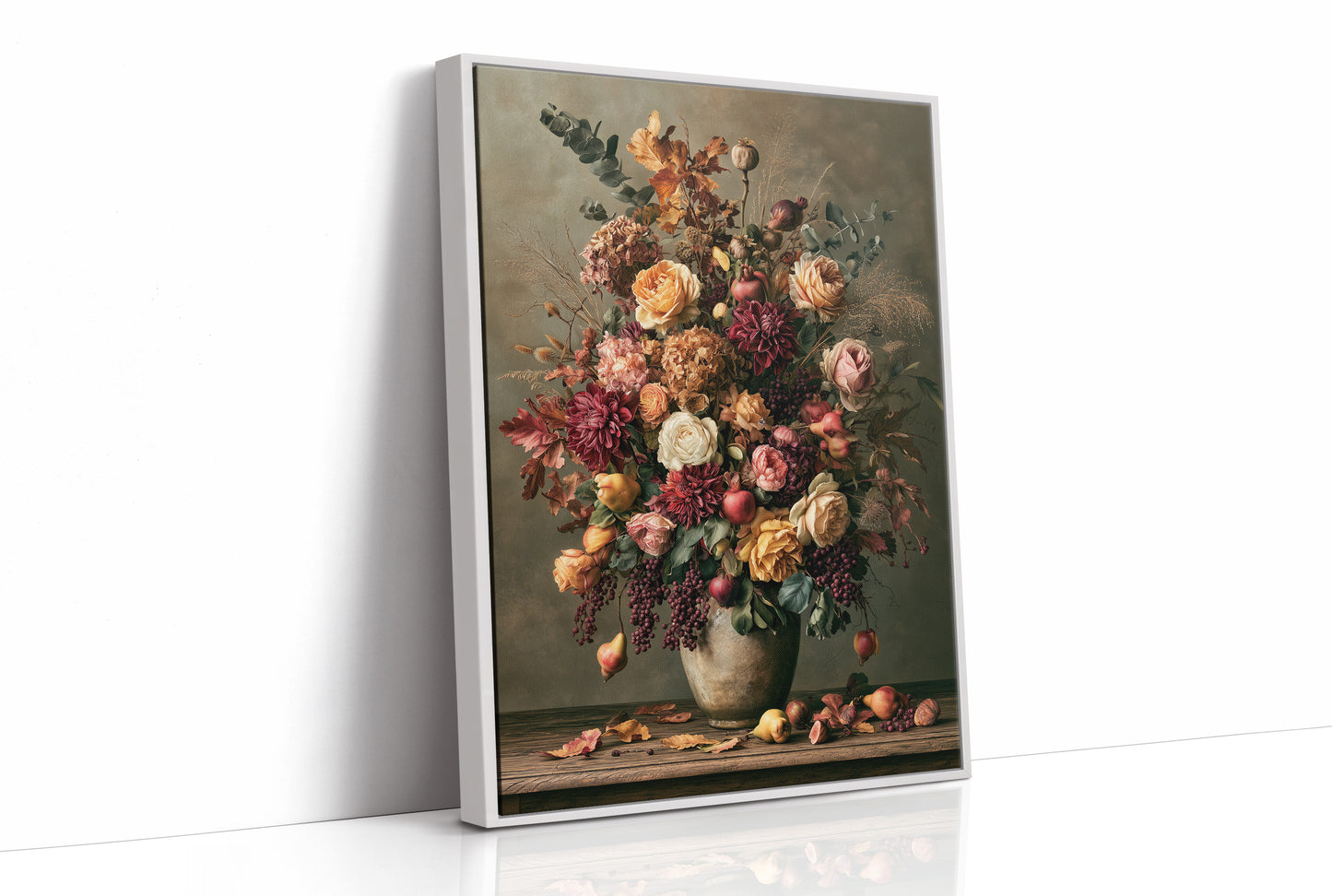 Blush and Burgundy: An Autumn Bouquet in Bloom