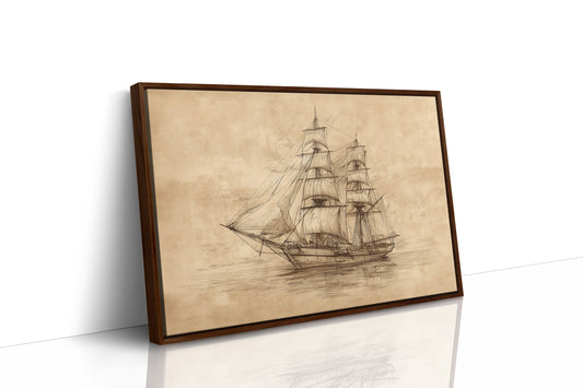 Sails Caught Between Memory and Horizon