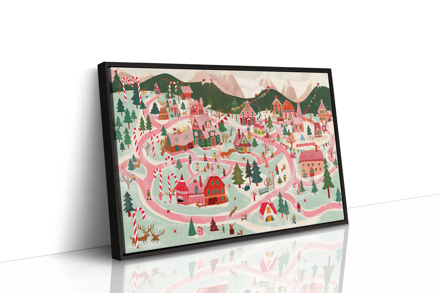 Festive Village Trails Wind Home