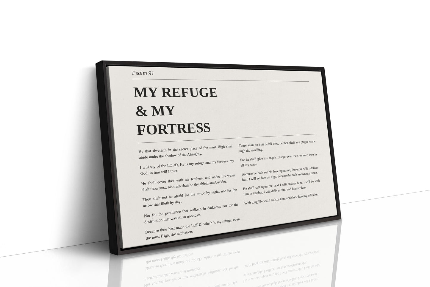 Psalm 91 Editorial Print