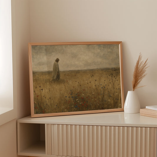 The Shepherd Walks the Field