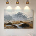 Winter Grasses Dance Below Peaks