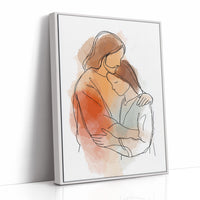 Tender Embrace Speaks Wordless Comfort