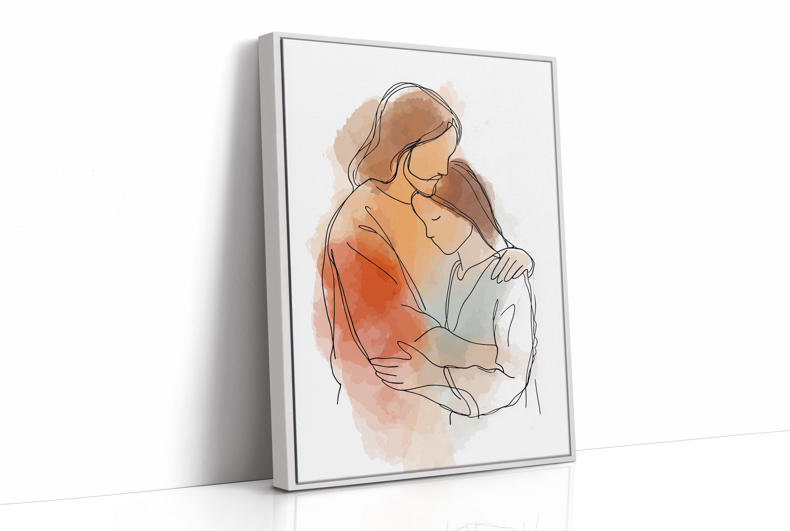 Tender Embrace Speaks Wordless Comfort