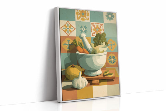 Garden Harvest In Grandmother's Bowl