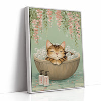 Bubble Bath Under Cherry Blossoms