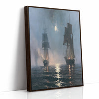 Ghost Ships at Moonrise