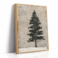 Weathered Pine, Aged Canvas