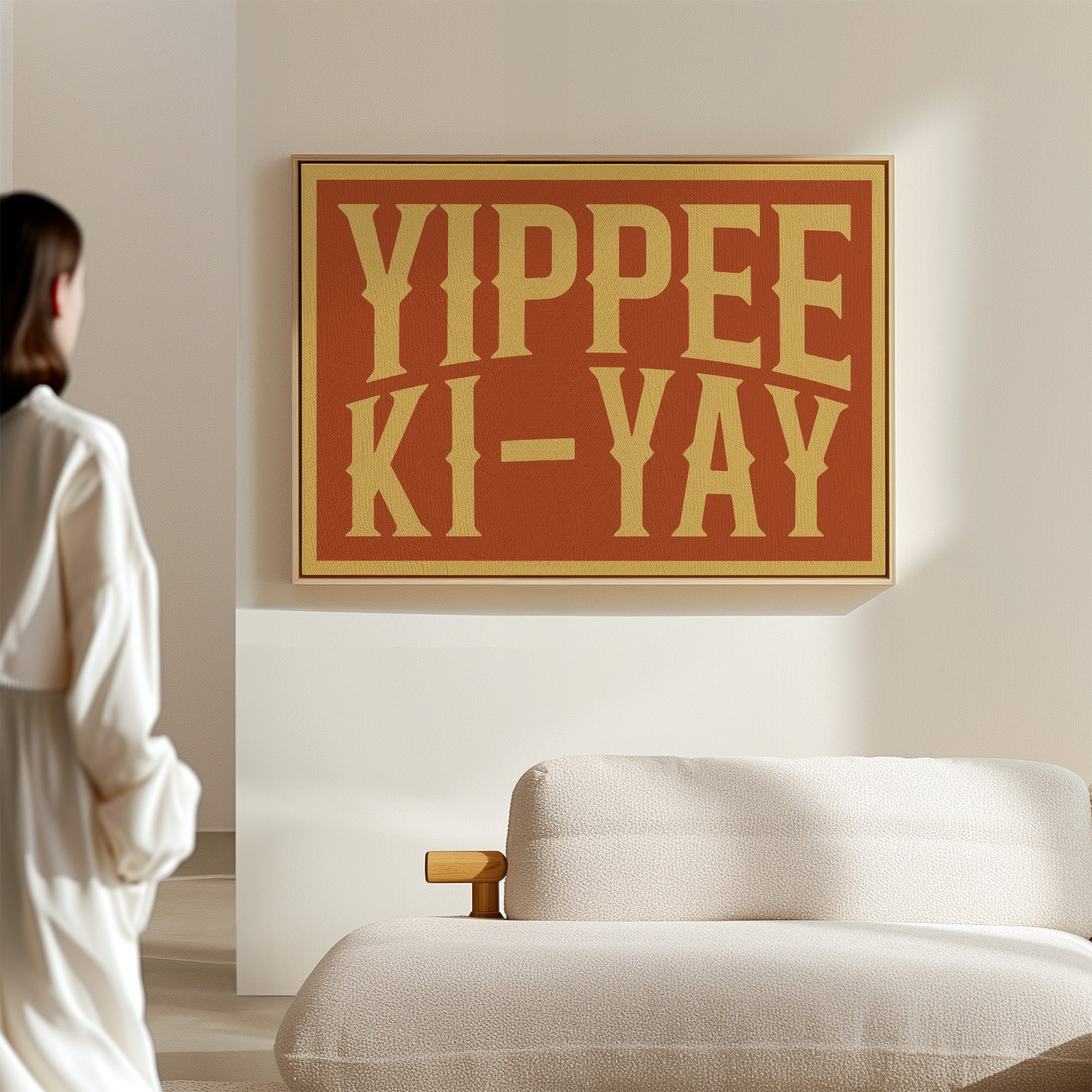 Yippee Ki-Yay Wild West Cheer Poster