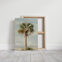 Solitary Palm Whispers Coastal Secrets