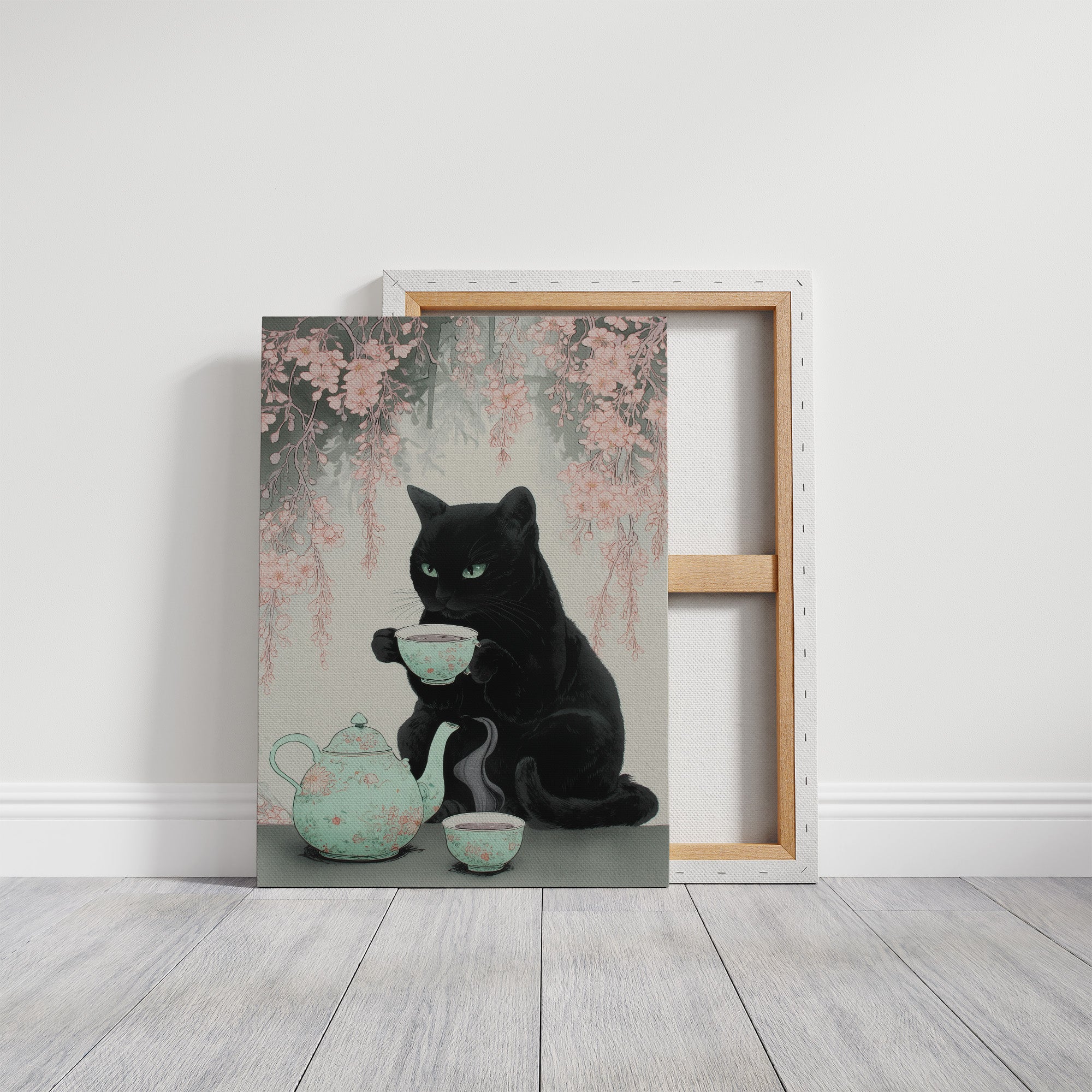 Black Cat's Cherry Blossom Tea Time