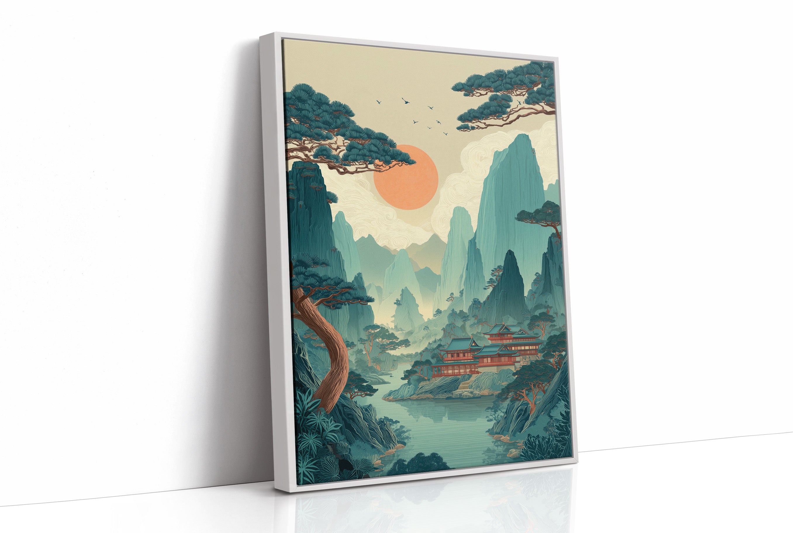 Sunrise Over Quiet Jade Peaks