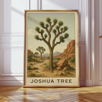 Joshua Tree Desert Landscape Art Print