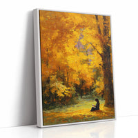 October Pages Between Golden Branches